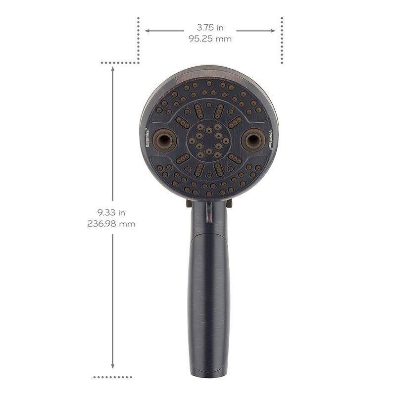 Oxygenics PowerFlow RV Handheld Shower Head Kit, Oil Rubbed Bronze image number 5