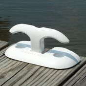 Dock Edge 6'' Flip-Up Cleat White