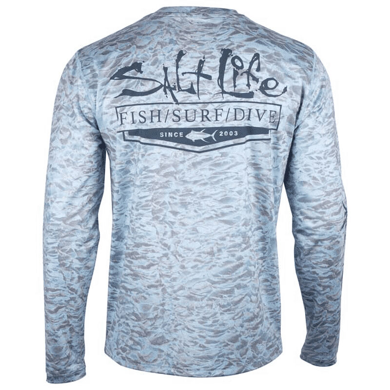 Salt Life Men's Ocean Quest Performance Long-Sleeve Pocket Tee image number 1