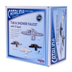 Valterra Rubbed Bronze Catalina Tub/Shower with D Spud