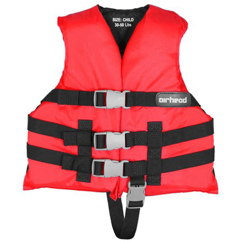Airhead General Purpose Child Life Vest - Red image number 1