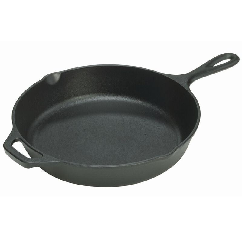 Lodge Cast Iron Seasoned Skillet with Assist Handle, 12" image number 1