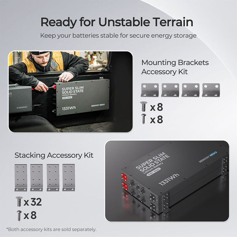 Renogy REGO 12V 104Ah Super Slim Solid State LiFePO4 Battery image number 6