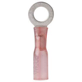 Ancor Heat Shrink Ring Terminals, 22-18 AWG, 1/4" Screw, 3-Pk.