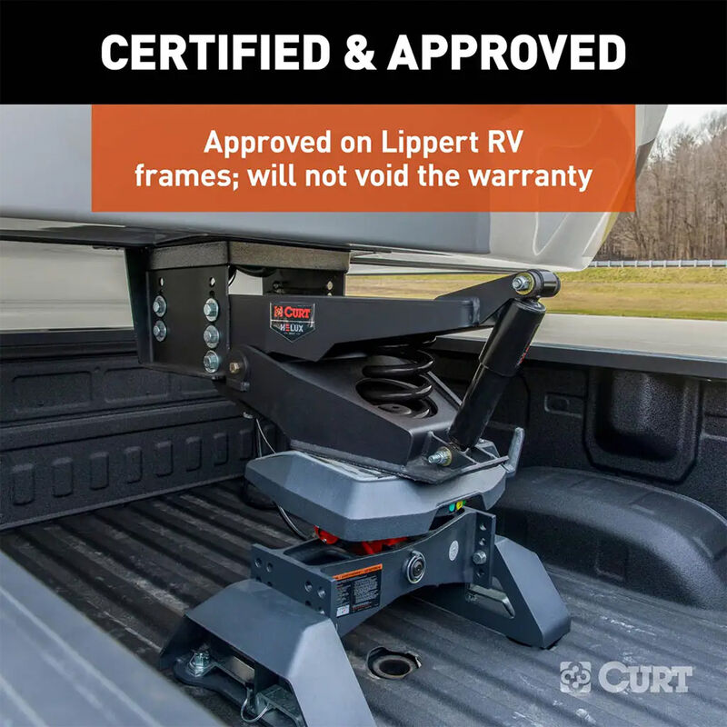 CURT Helux Coil-Spring 5th Wheel Pin Box, 3,500 lbs. Pin Weight image number 9