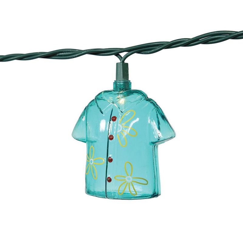 Hawaiian Shirt & Flip Flop Mini Light Set image number 6