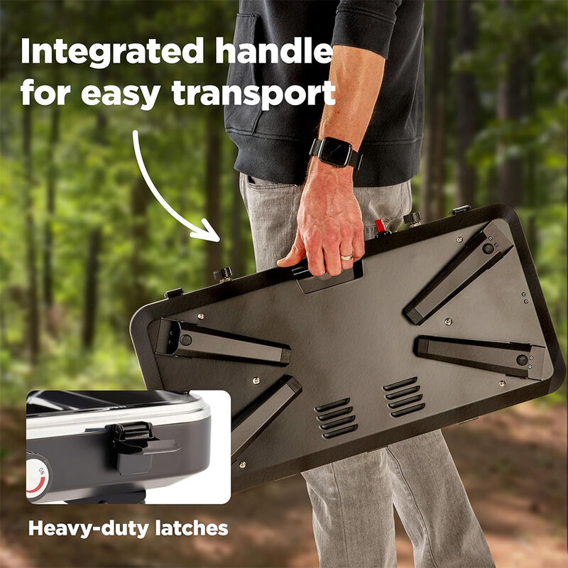 Hike Crew 2-Burner Gas Camping Stove and Griddle, 20,000 BTU image number 4