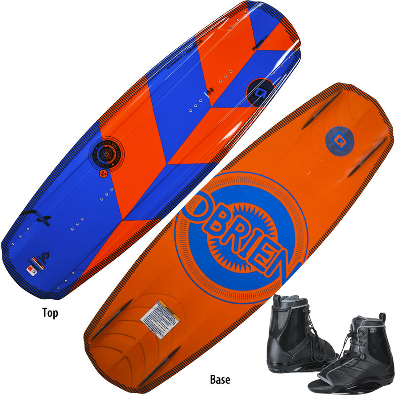 O'Brien Format Wakeboard With Link Bindings image number 1