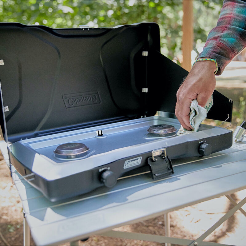 Coleman Triton 2-Burner Propane Camping Stove image number 9