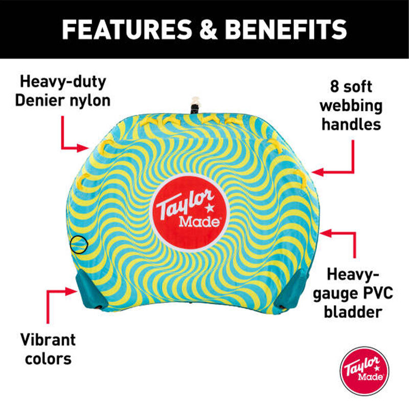 Taylor Made Chaos 4-Person Towable Tube image number 2