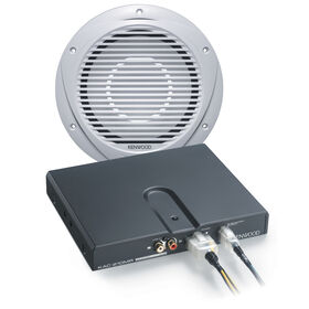 Kenwood P-WD250MRW Marine Subwoofer And Amplifier Package