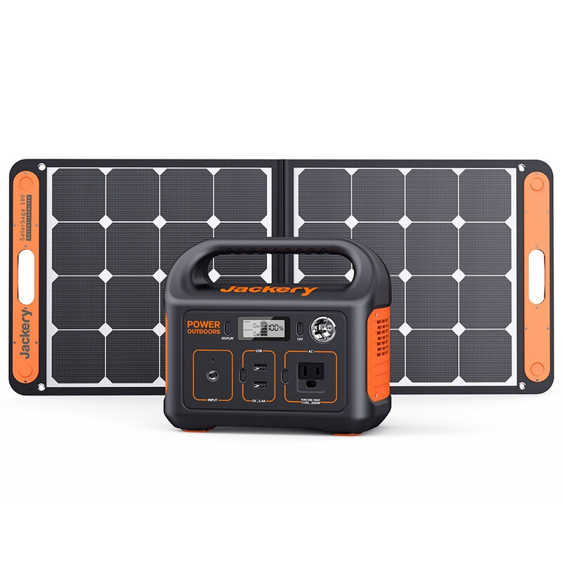 Jackery Explorer 290 Portable Power Station with SolarSaga 100W Solar Panel image number 1