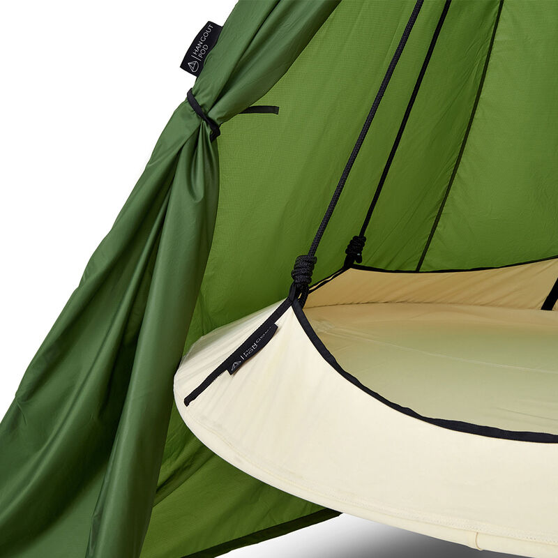Green Hangout Stand Hammock Weather Cover image number 4