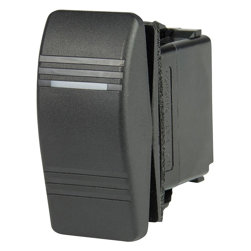 BEP DPDT Contura Switch, On/Off/(Off), 1 LED image number 1