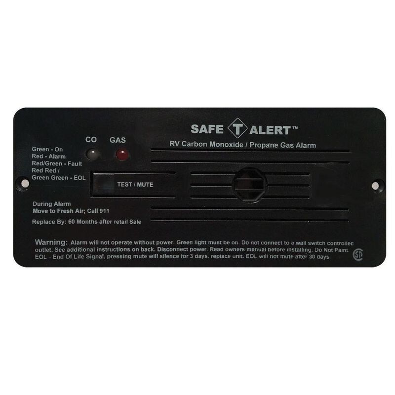 35 Series Dual LP & Carbon Monoxide Alarm, Black image number 1