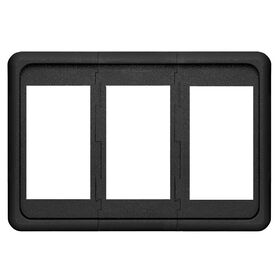 Blue Sea Systems Contura Switch Mounting Panel, 3 Positions