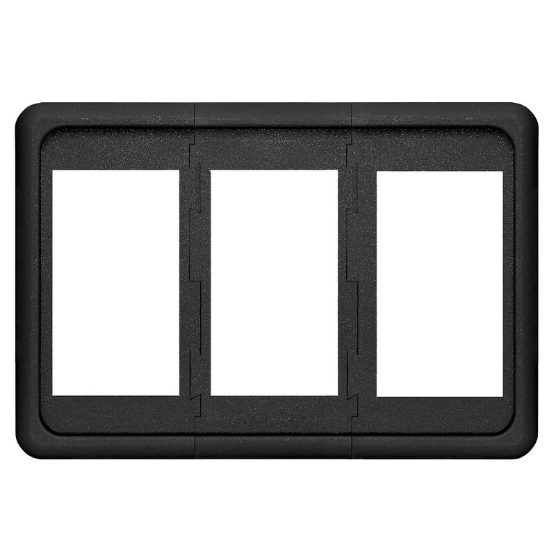 Blue Sea Systems Contura Switch Mounting Panel, 3 Positions image number 1