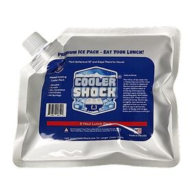 Cooler Shock Reusable Ice Packs, Small, 6.5&rdquo; x 7.5&rdquo; 