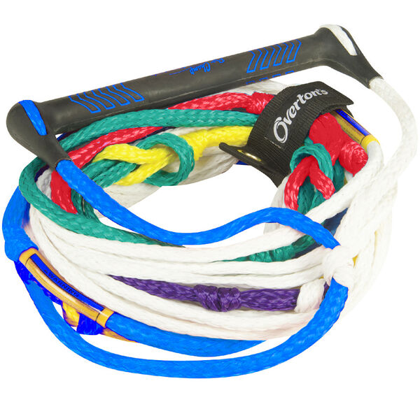Overton's Pro Champ Waterski Handle With 75' 8Section Mainline Blue
