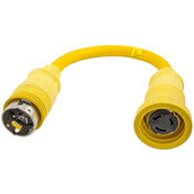 Hubbell Straight Adapter With 50A Locking Plug