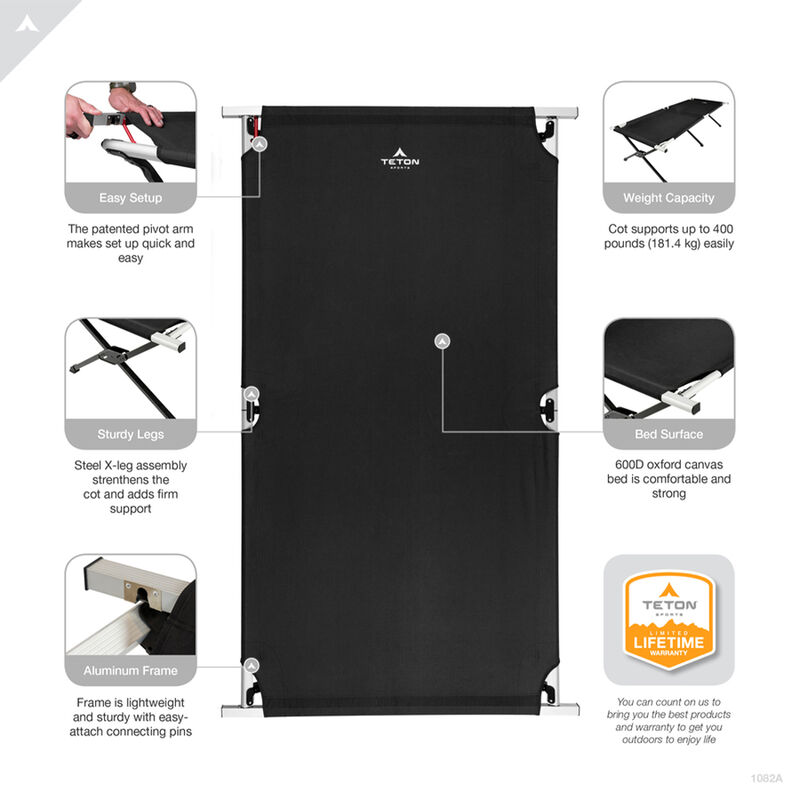 TETON Sports Universal Camp Cot image number 6