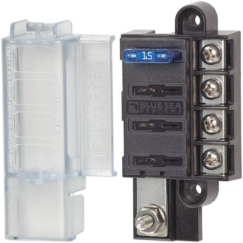 Blue Sea ST Blade Compact 4-Circuit Fuse Block image number 1