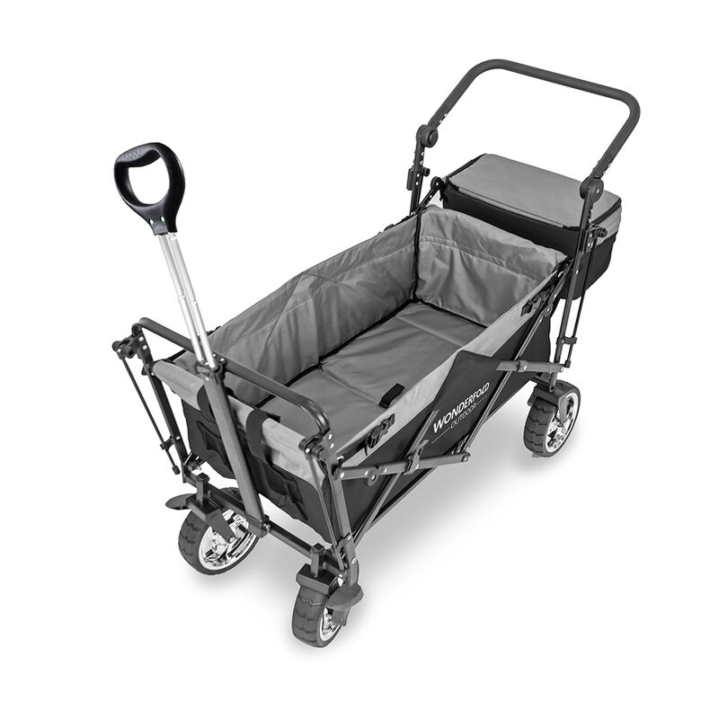 Wonderfold Outdoor S4 Push and Pull Premium Utility Folding Wagon with Canopy image number 11