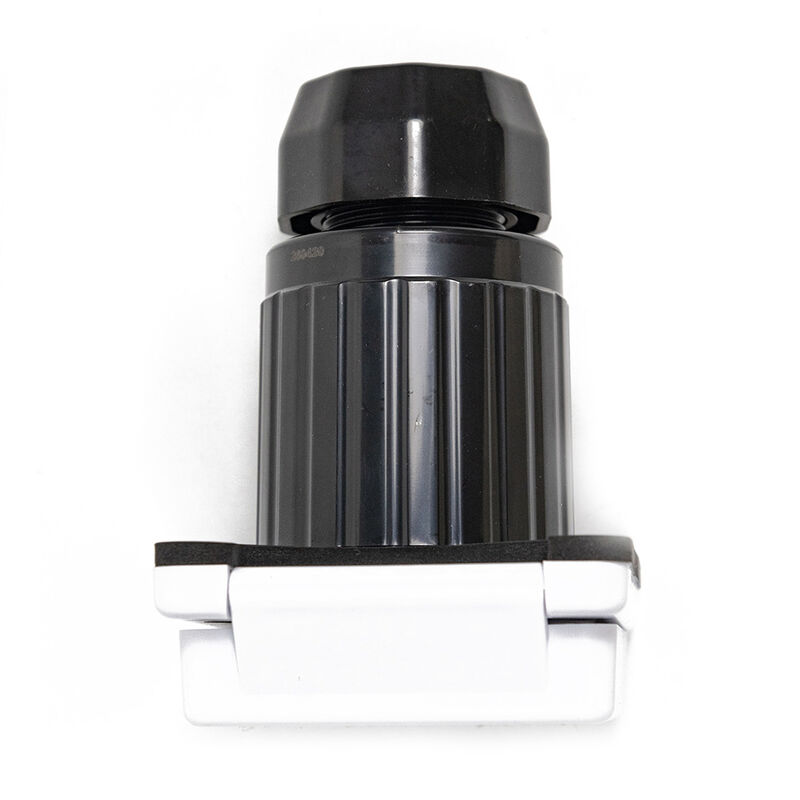 Electric World 50A RV Inlet in White w/Stainless Steel Cover image number 5