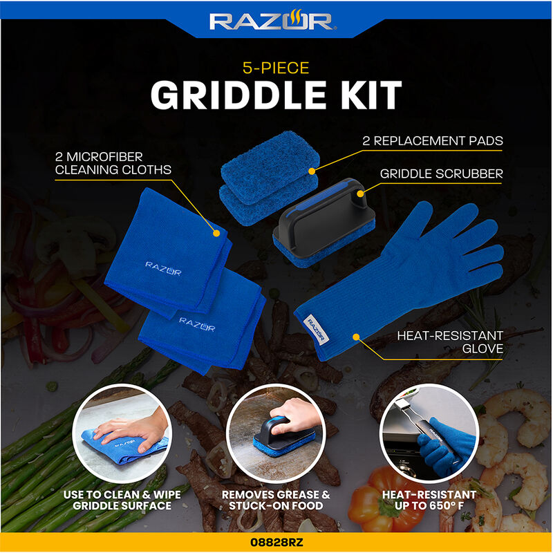 Razor 6-Piece Griddle Cleaning Kit image number 5