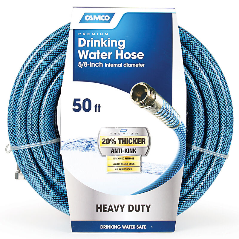 5/8" X 50' Drinking Water Hose, Blue image number 1