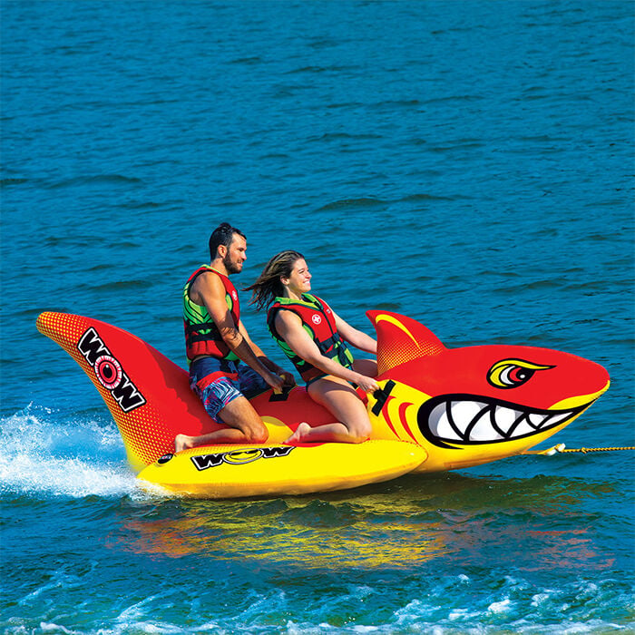 WOW Sports Big Shark Towable Tube - Thumbnail 2