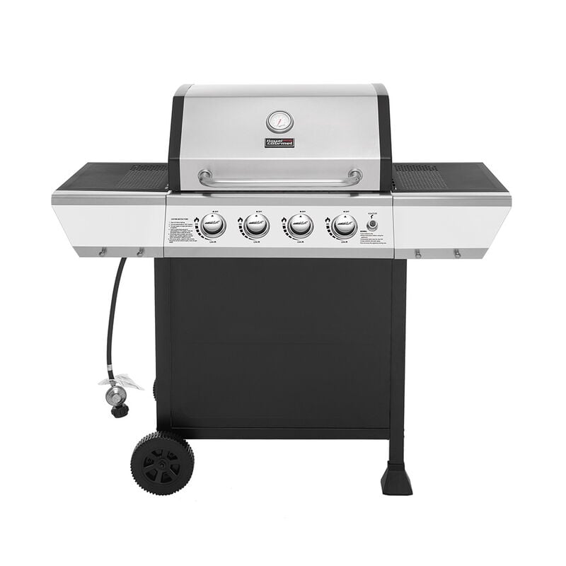Royal Gourmet 4-Burner Propane Gas Grill with 2 Side Shelves image number 6