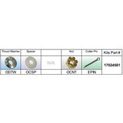 Solas 17024501 Propeller Kit for BRP/Johnson/Evinrude/OMC 40-140 HP