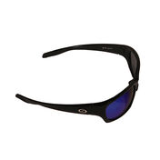 Strike King SK Plus Cypress Sunglasses - Shiny Black Frame, Blue Mirror Lens
