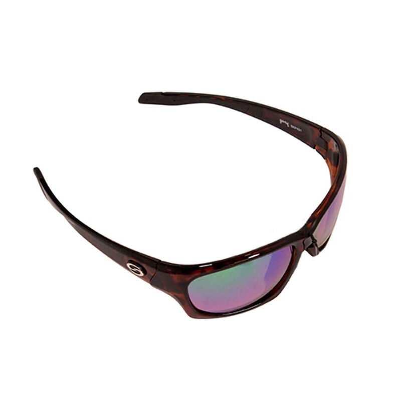 Strike King SK Plus Cypress Sunglasses - Tortoiseshell Frame, Green Mirror Lens image number 1