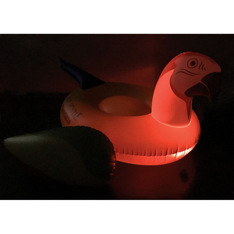 Margaritaville Parrot Head Pool Float With LED Lights image number 6