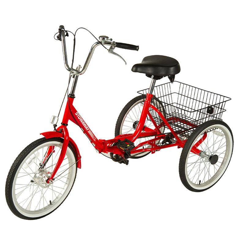 StowAway 3-Speed Tricycle with Rear Basket image number 1