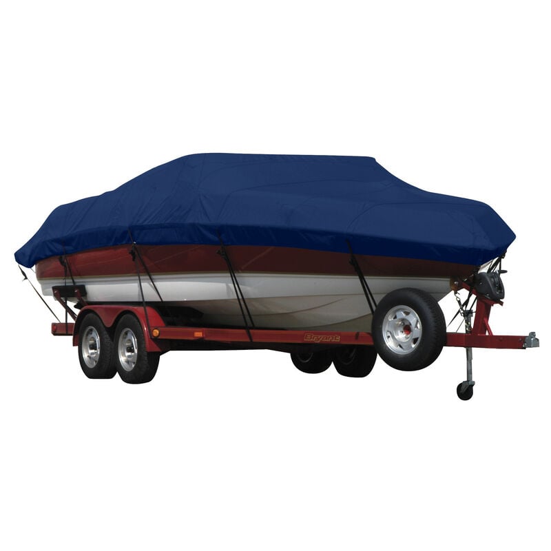 Exact Fit Covermate Sunbrella Boat Cover for Monterey 248 Ls Montura  248 Ls Bowrider Montura W/Bimini Laid Aft I/O image number 9