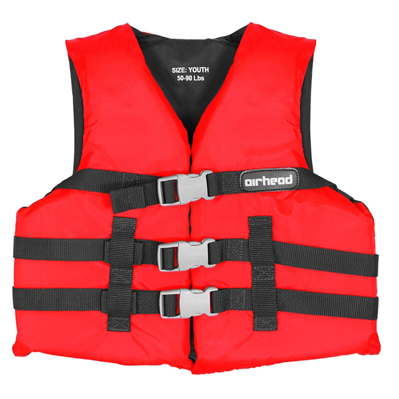 Airhead General Purpose Youth Life Vest - Red image number 1