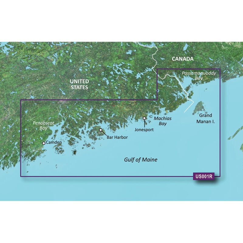 Garmin BlueChart g2 Vision HD Cartography, North Maine image number 1