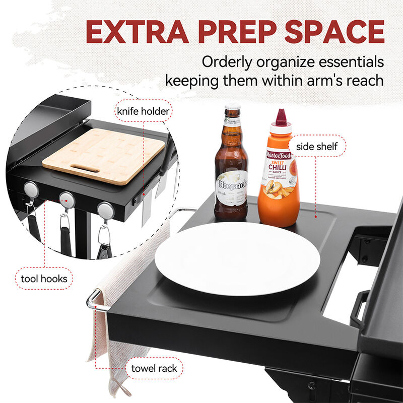 Royal Gourmet 44" 6-Burner Gas Griddle image number 3