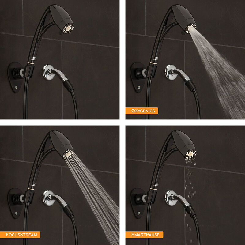 Oxygenics BodySpa Adventure RV Handheld Shower Head Kit, Black image number 5