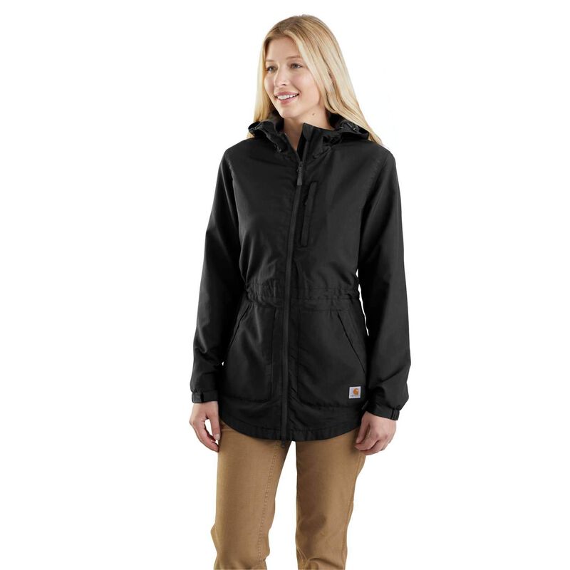 Carhartt Women's Rain Defender Hooded Lightweight Coat image number 2