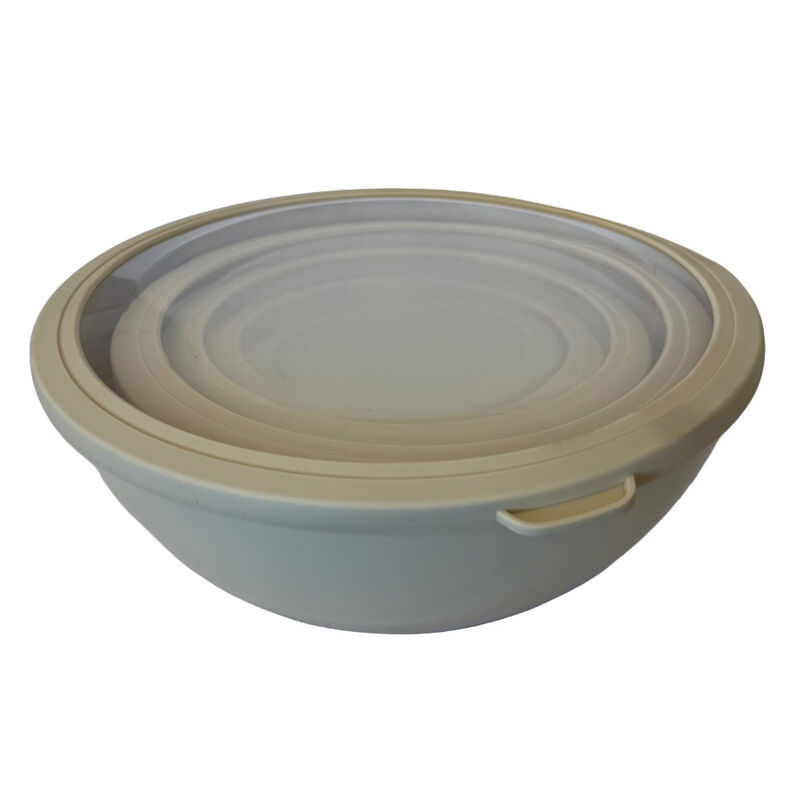 Phantom Chef 12-Piece Plastic Stackable Mixing Bowl Set w/ TPR Lid image number 2