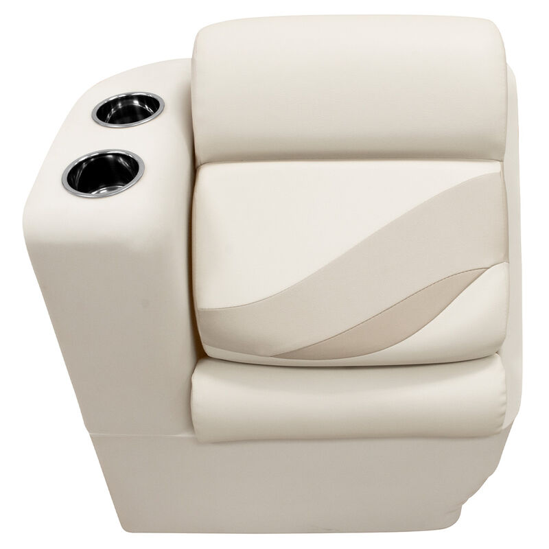 Wise Premier Pontoon Boat Seat Lean-Back Lounge, Left Side image number 2