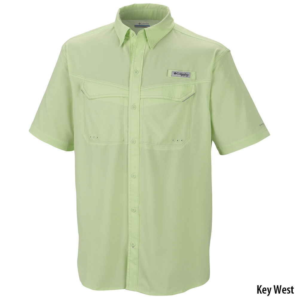 Columbia Men S Low Drag Offshore Pfg Short Sleeve Fishing Shirt Overton S