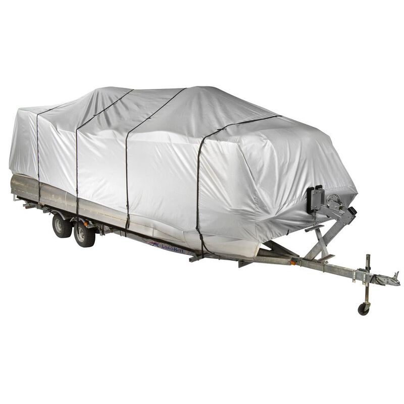 Covermate HD 600 Pontoon Boat Mooring And Storage Cover 17'-20'L 102'' Max Beam image number 1