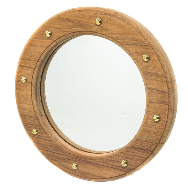 Whitecap Teak Porthole Mirror Frame image number 1