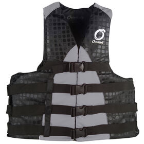 Overton's Big And Tall Nylon Life Jacket - Silver - 4X-7X