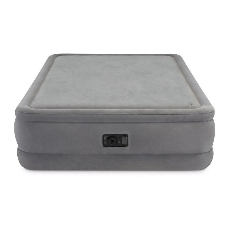 Intex Dura-Beam Foam-Top Airbed, Built-In Pump, Queen image number 2